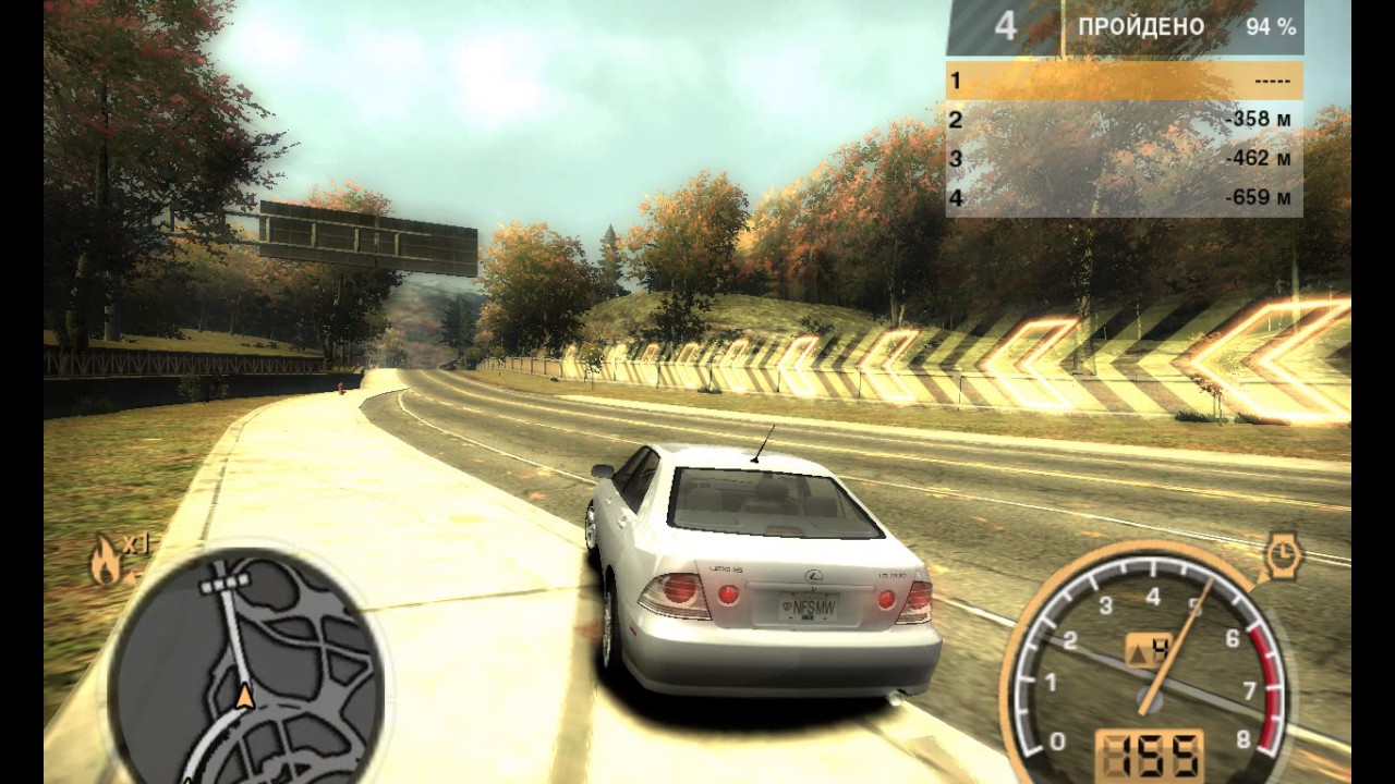 NFS-Most Wanted 2005 #5 win 3 races