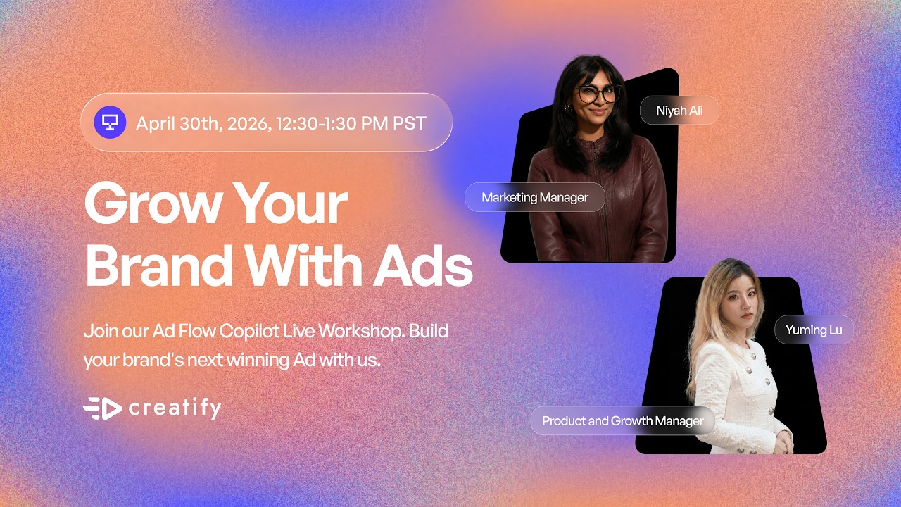 How to Scale Ad Creative Production with AI (Creatify Ad Flow Workshop)