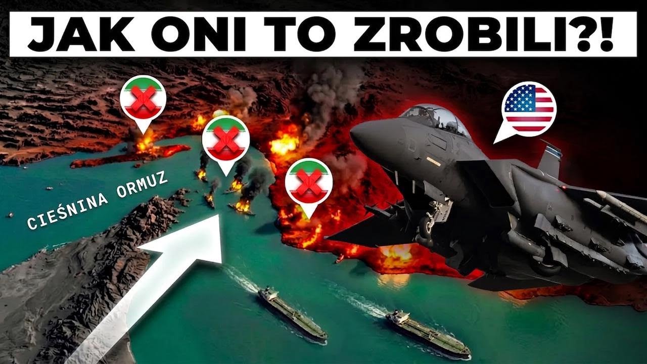 Amerykański F-15 zrobił coś NIEWIARYGODNEGO&hellip; Cieśnina Ormuz OTWARTA SIŁĄ