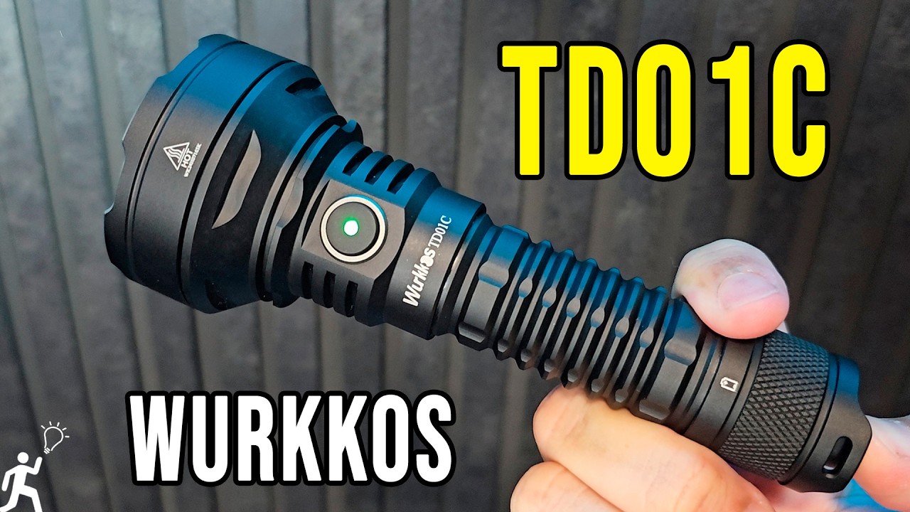 SUPER LANTERNA WURKKOS TD01C - 1800 LUMENS / 927 METROS