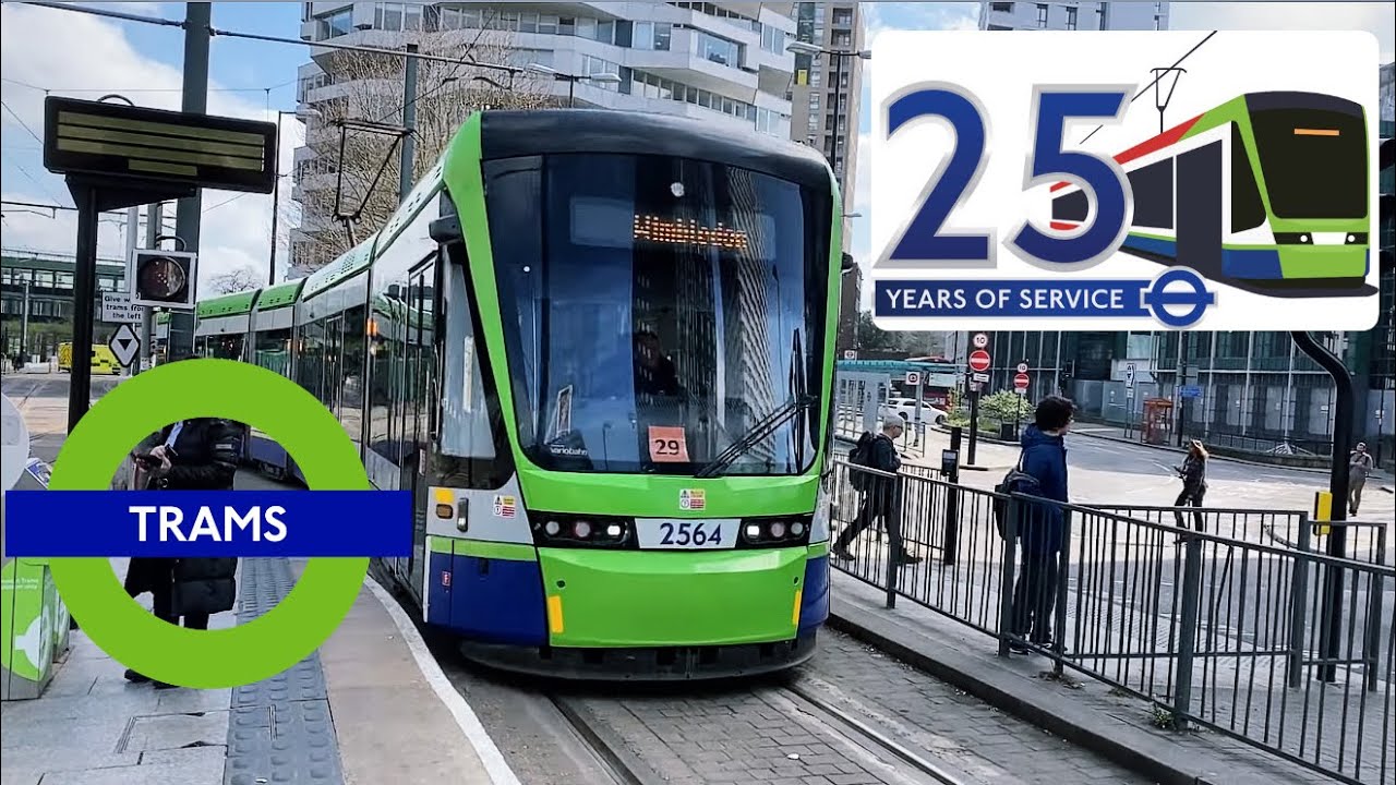 London Tram Ride From East Croydon to Wimbledon