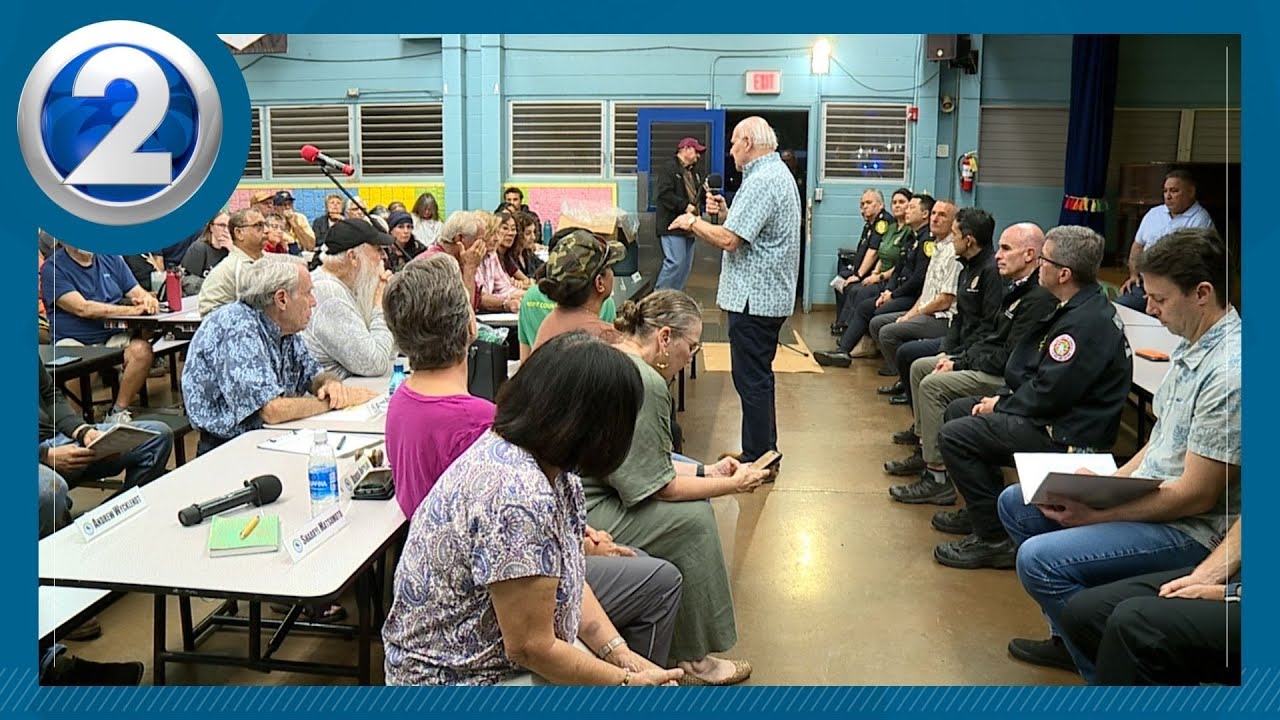 Community turns out to first meeting after torrential Oahu flooding