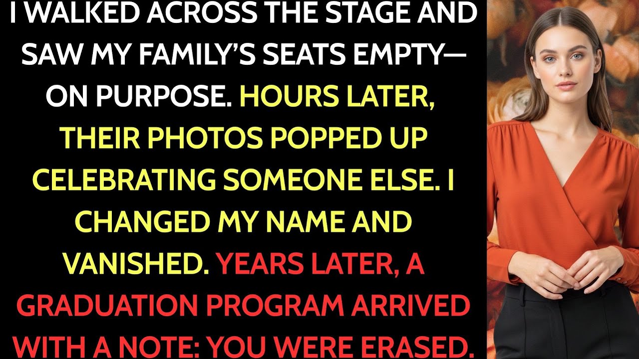 My Family Forgot My Graduation On Purpose, So I Changed My Name And Never Came Back…