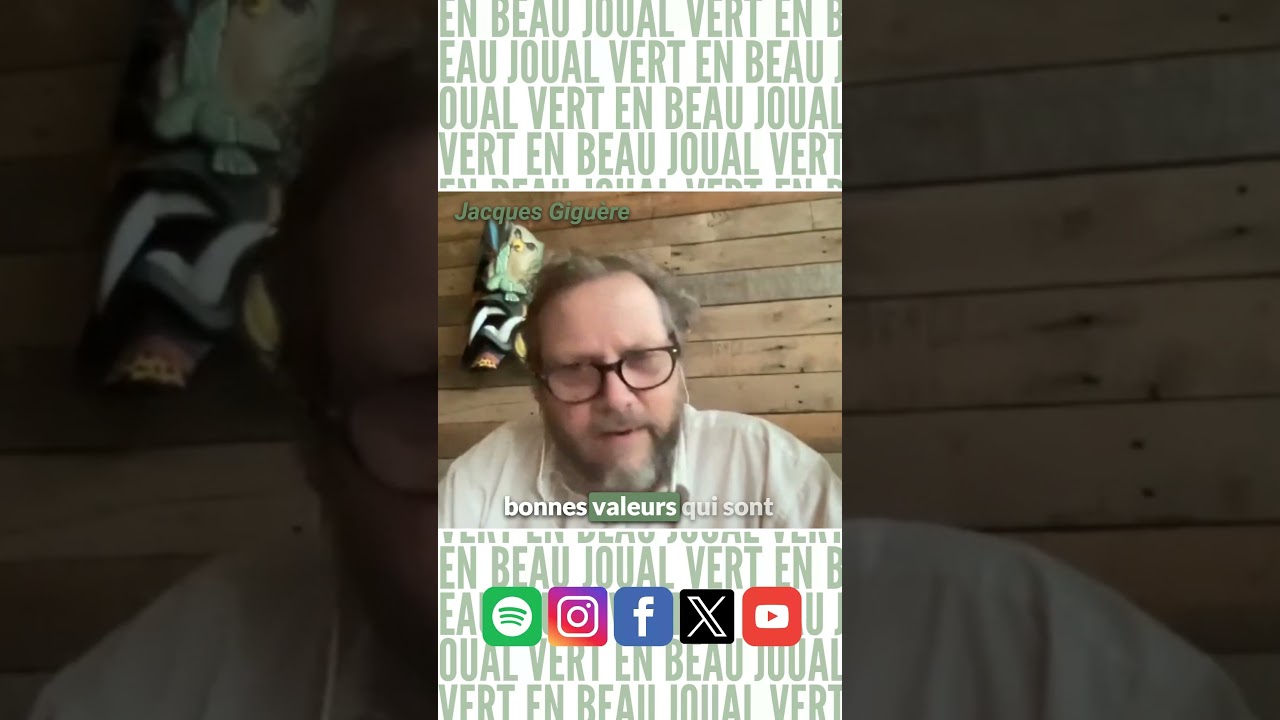 Qui est Jacques Gigu&egrave;re et pourquoi le Parti Vert NB? #nbpoli  #podcast #acadie #shorts #enbjv