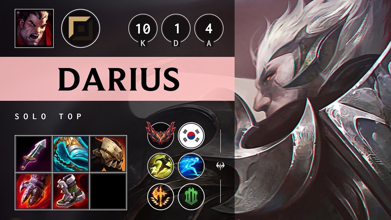 Darius Top vs Jax - KR Grandmaster Patch 25.19