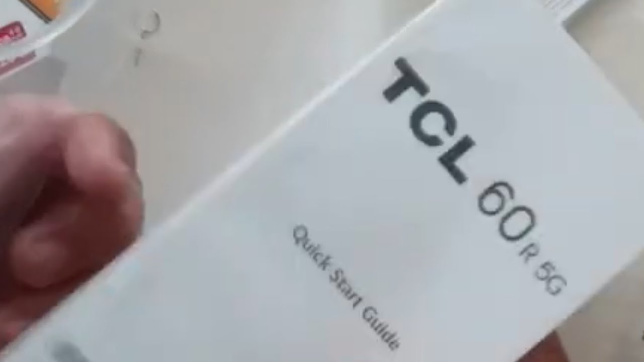 Unpacking TCL 60 r 5G without comment!