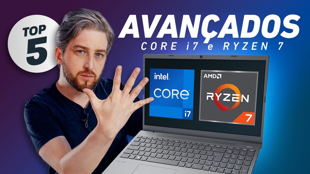 TOP 5 Melhor NOTEBOOK Core i7 e Ryzen 7 para comprar em 2023 /Avançados e uso profissional no Brasil