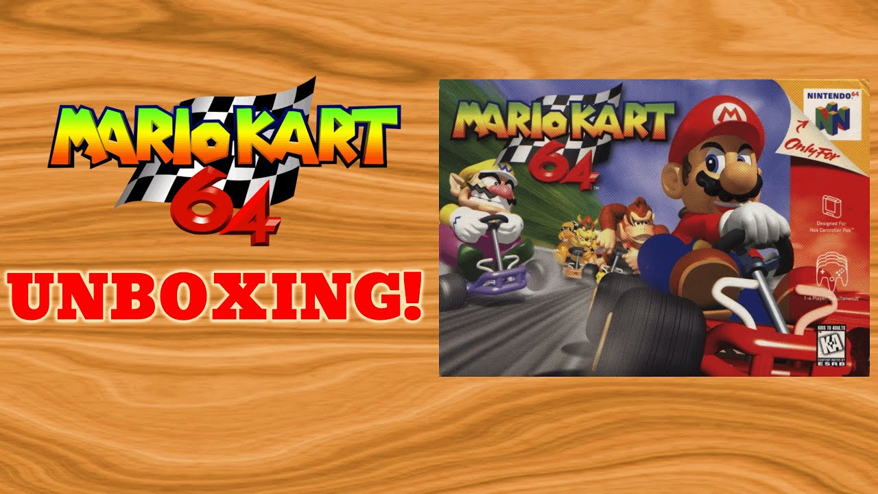 Mario Kart 64 UNBOXING | N64 game unboxing