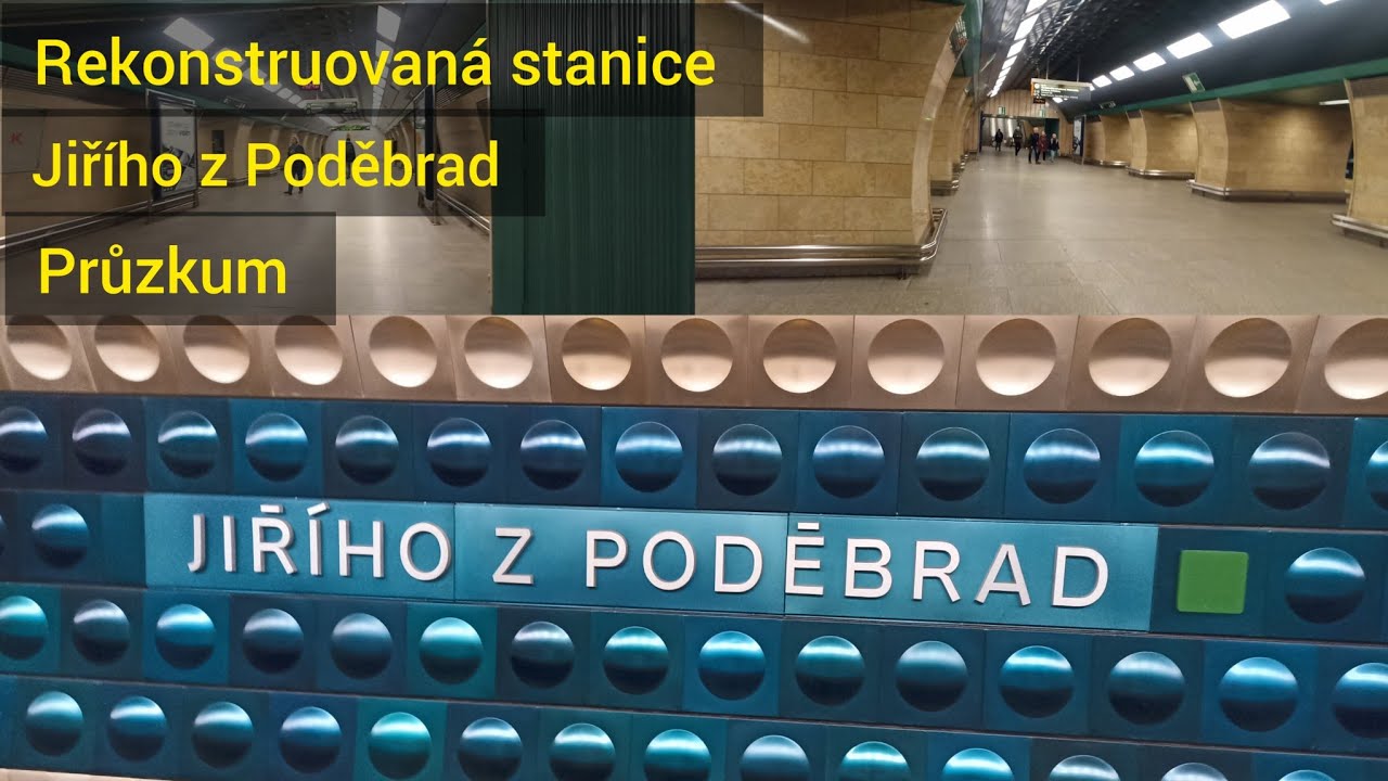 Rekonstruovaná  stanice Jiřího z Poděbrad | Průzkum