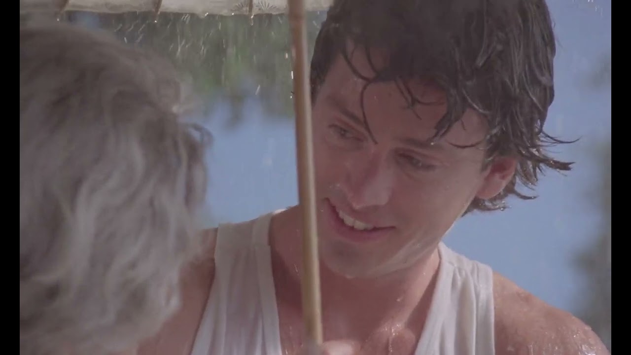 Rickshaw Ride in Rain Scene, from 