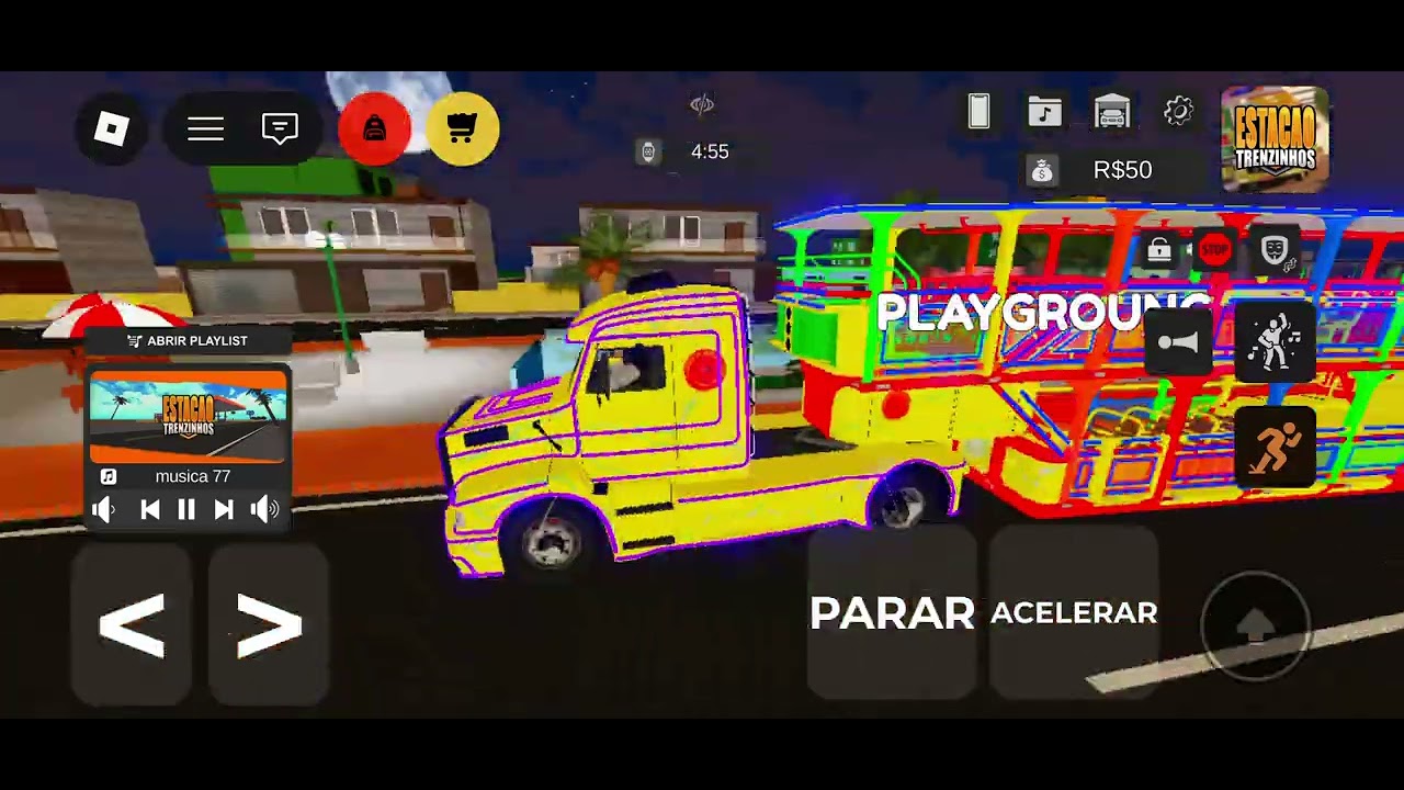 Trabalhando de motorista na carreta birulaybe tasd no ROBLOX 