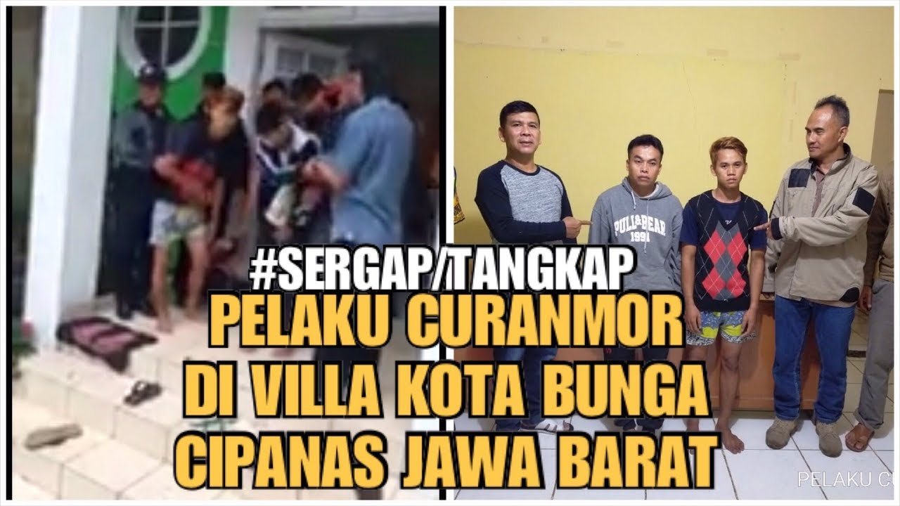 Heboh| Penyergapan dan Penangkapan Curanmor di Kota Bunga Cipanas Jawa Barat