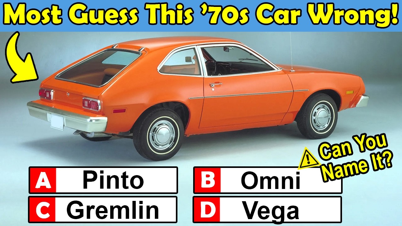 Remember These 1970s Classic Cars? Start the Quiz Now...
