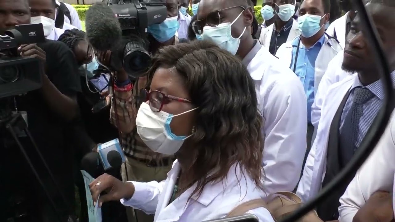 UNEMPLOYED MEDICAL DOCTORS STAGE PEACEFUL PROTEST