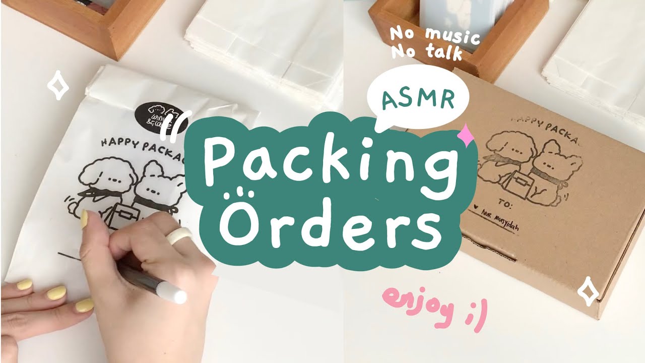 FULL ASMR PACKING ORDERS | NO BGM, NO TALK || Indonesia