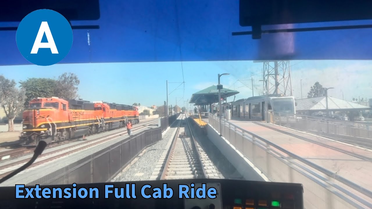 A Line 2025 Extension FULL Cab Ride: APU/Azusa to Pomona-North