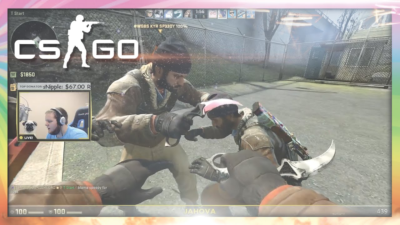 CS:GO Funny Moments With The Crew! Speedy Gets A KNIEV!!! (CS:GO Competitive Funny Moments)