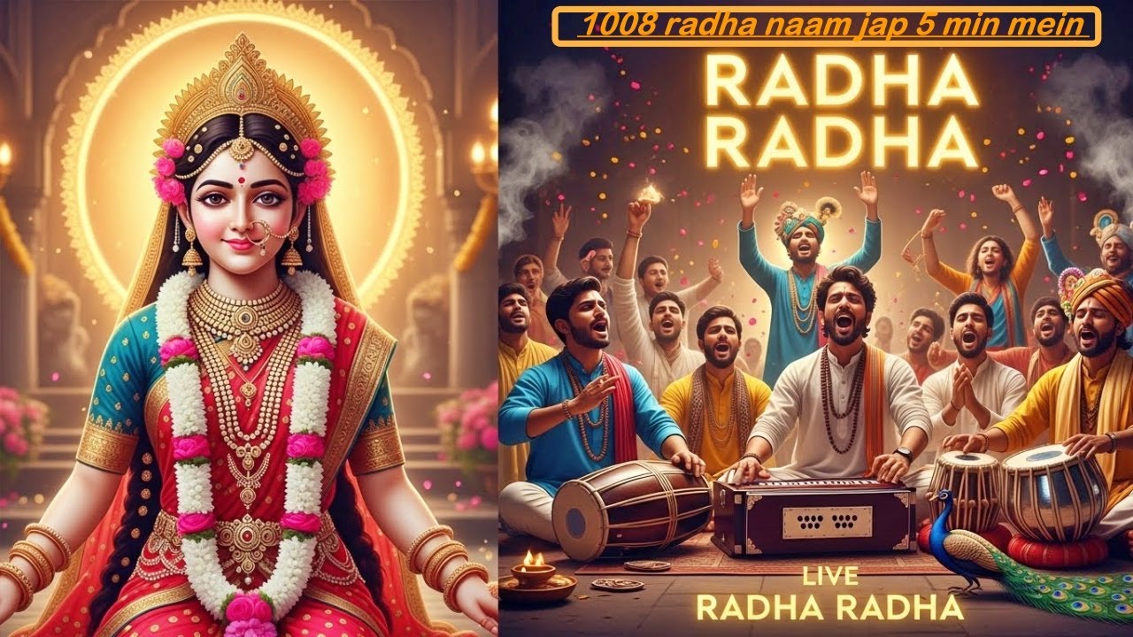 राधा राधा नाम जप | हर सांस में राधा | Live Street Kirtan | Radha Radha High Pitch Jap  |  राधा राधा