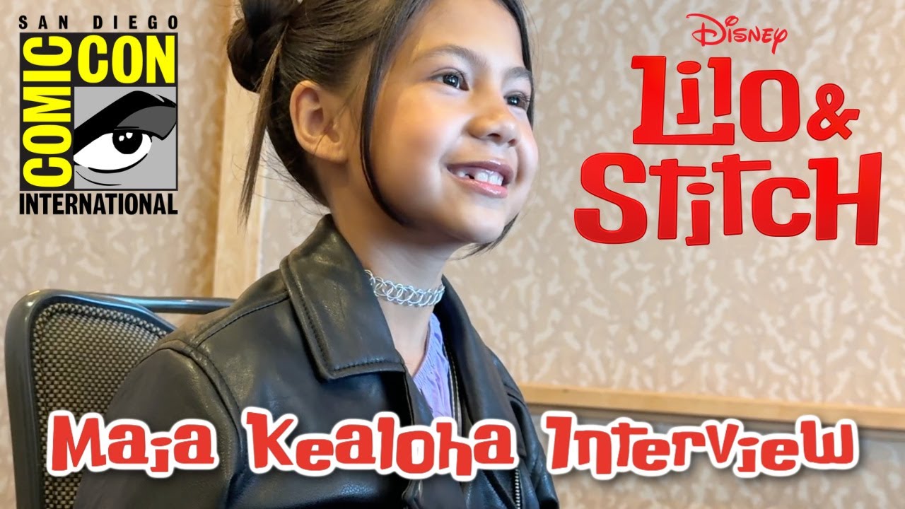 Maia Kealoha Interview, Lilo in "Lilo & Stitch" 2025 | San Diego Comic-Con 2025
