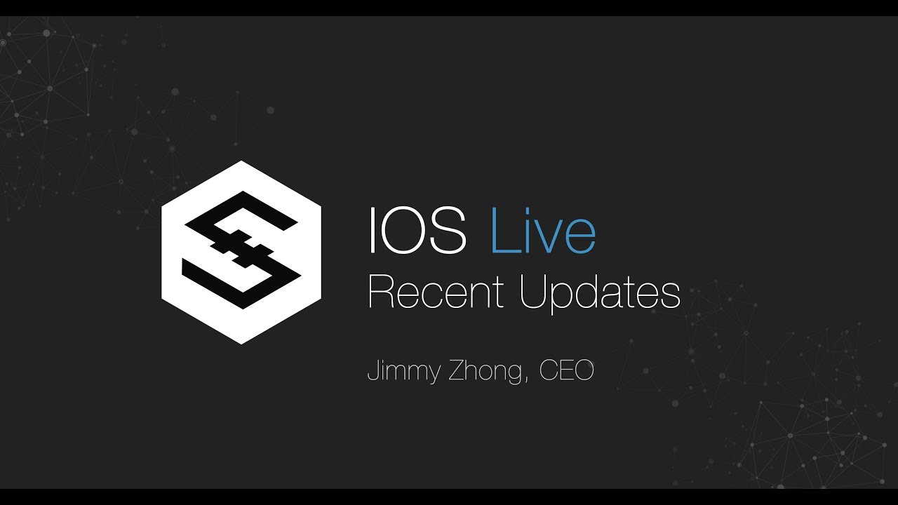 IOST LIVE - Jimmy Zhong - Recent Updates