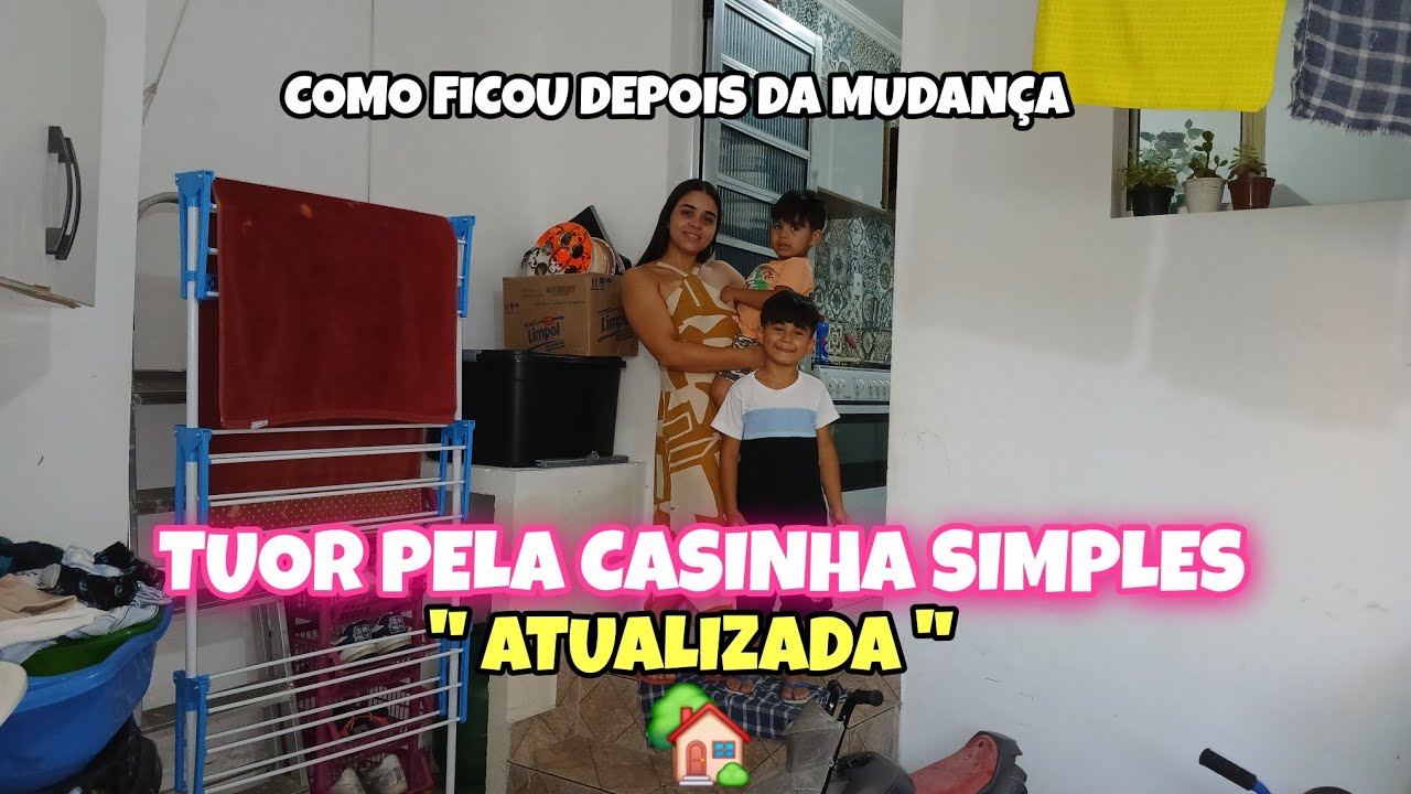 TUOR PELA MINHA CASA SIMPLES || BRU MÃE DE 2