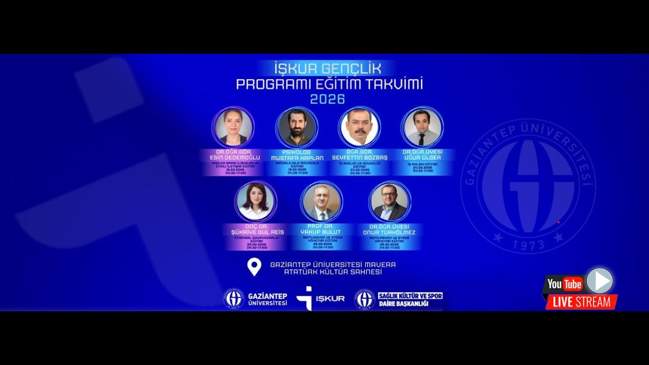 İŞKUR GENÇLİK PROGRAM TAKVİMİ