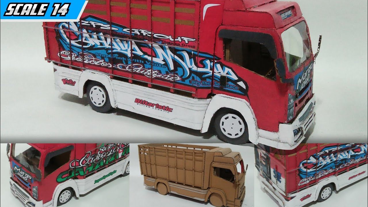 Membuat Miniatur Truk Margo Joyo Dari Kardus || HANDMADE
