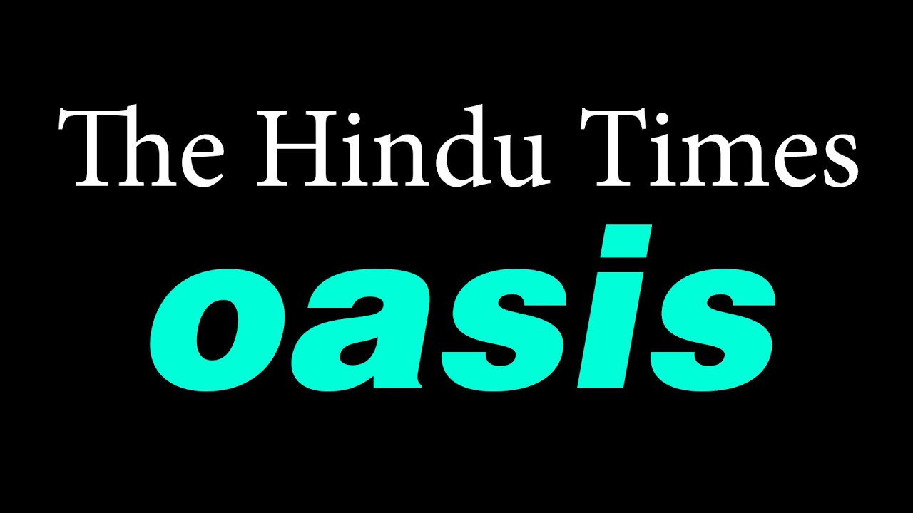 The hindu times KARAOKE - Oasis
