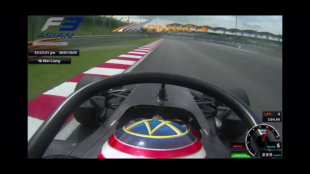 Tatuus T-318  F3 &bull; Sepang International Circuit &bull; Onboard