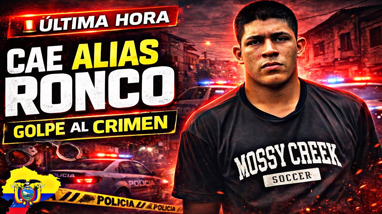 🚨ÚLTIMA HORA | Cae alias Ronco en el Operativo Apolo 5 Golpe al crimen organizado