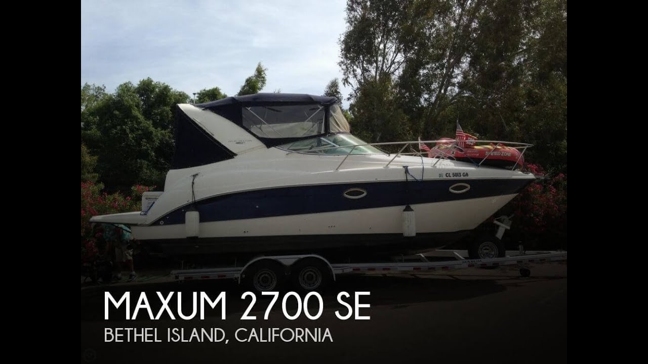 [UNAVAILABLE] Used 2004 Maxum 2700 SE in Bethel Island, California