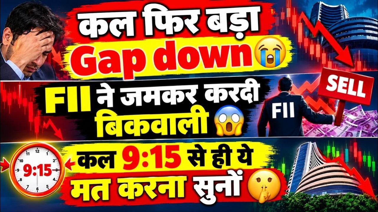 कल शुक्रवार(300 पॉइंट) तैयार रहना। Tomorrow market prediction| Nifty Prediction| Bank Nifty Tomorrow