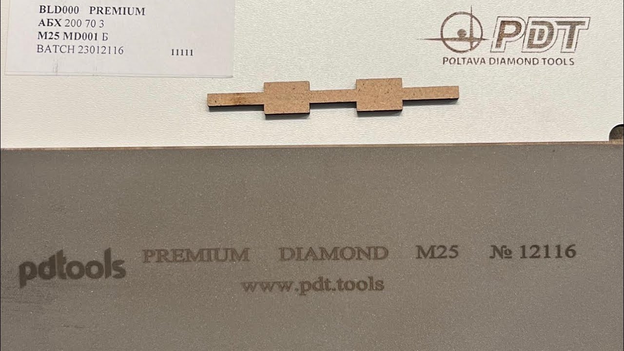 Knife Sharpening - pdTools 650 grit diamond bonded stone