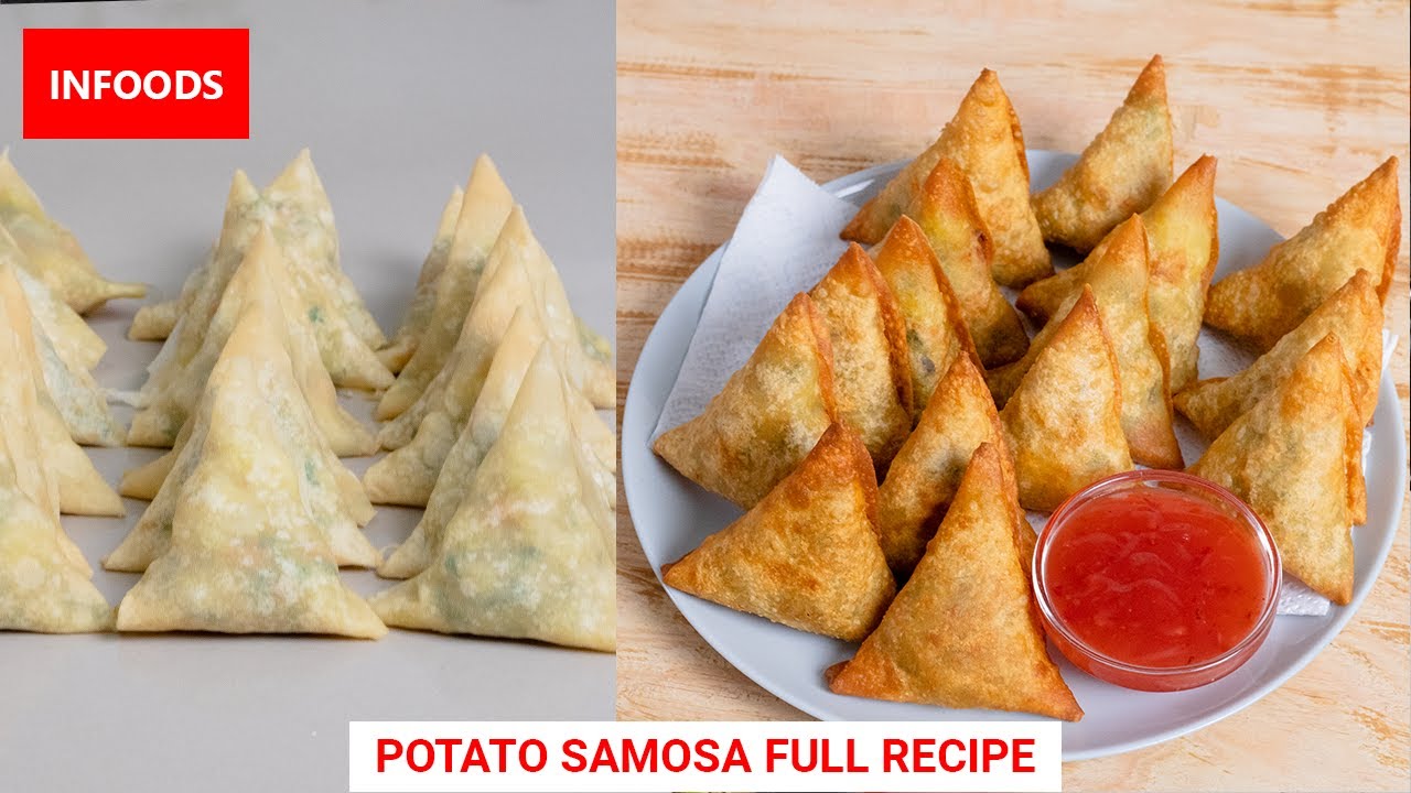 Samosa Recipe | How to Cook Potato Samosas | Full Step by Step Samosa Recipe | Infoods