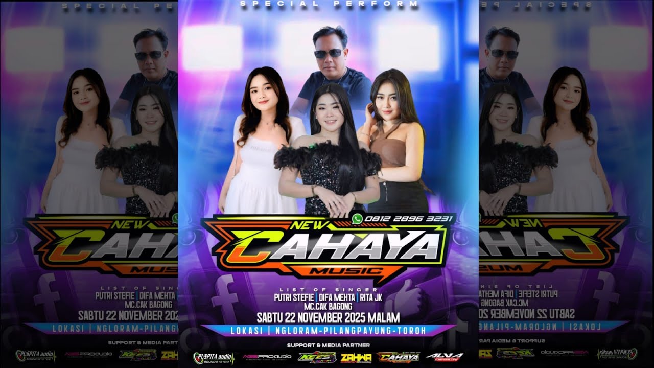 🔴LIVE NEW CAHAYA MUSIC | WEDDING SISKA & ARIL 22 NOV 2025 NGLORAM | PUSPITA AUDIO
