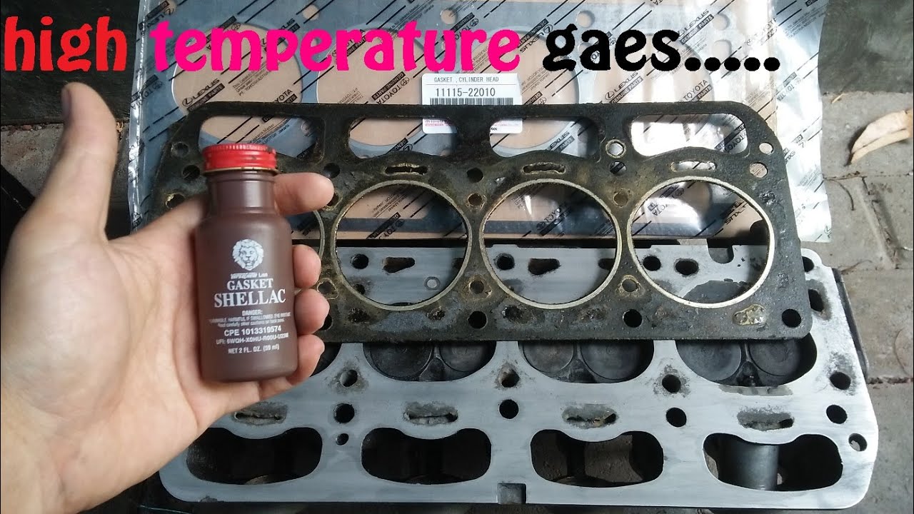 Proses Pemasangan Gasket dan Silinder Head | Lem Gasket High Temperature | Lem Gasket Shellac