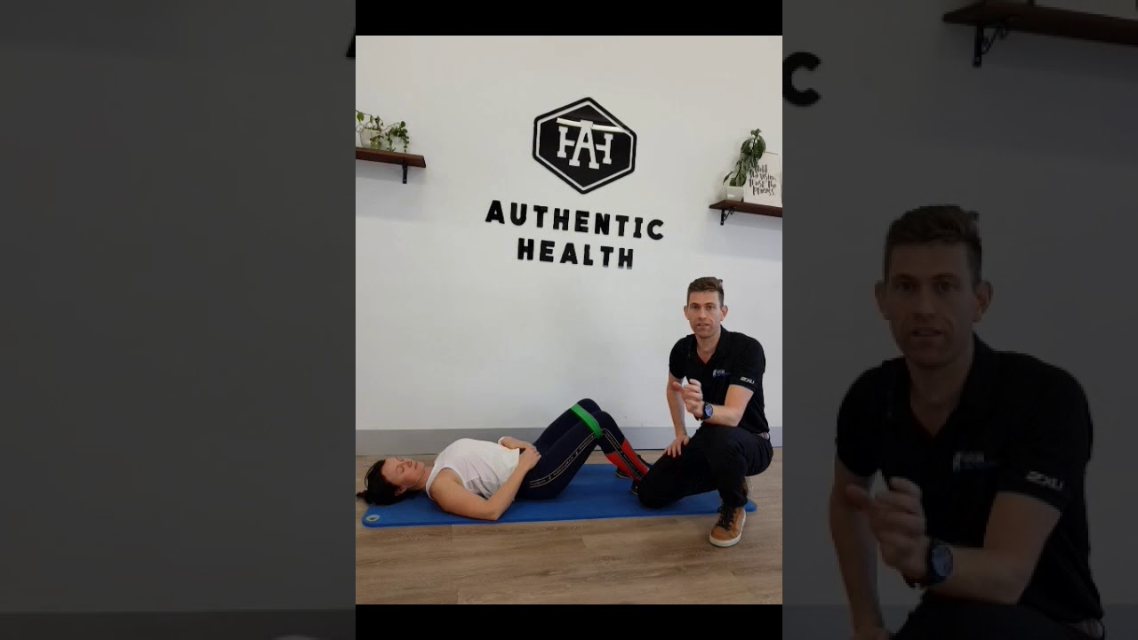Best exercises to help knee pain. - banded double leg bridge