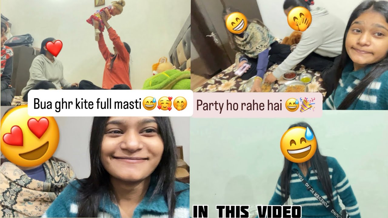 Full Masti Mode ON at Bua’s Home 🏠🥰🤭😅