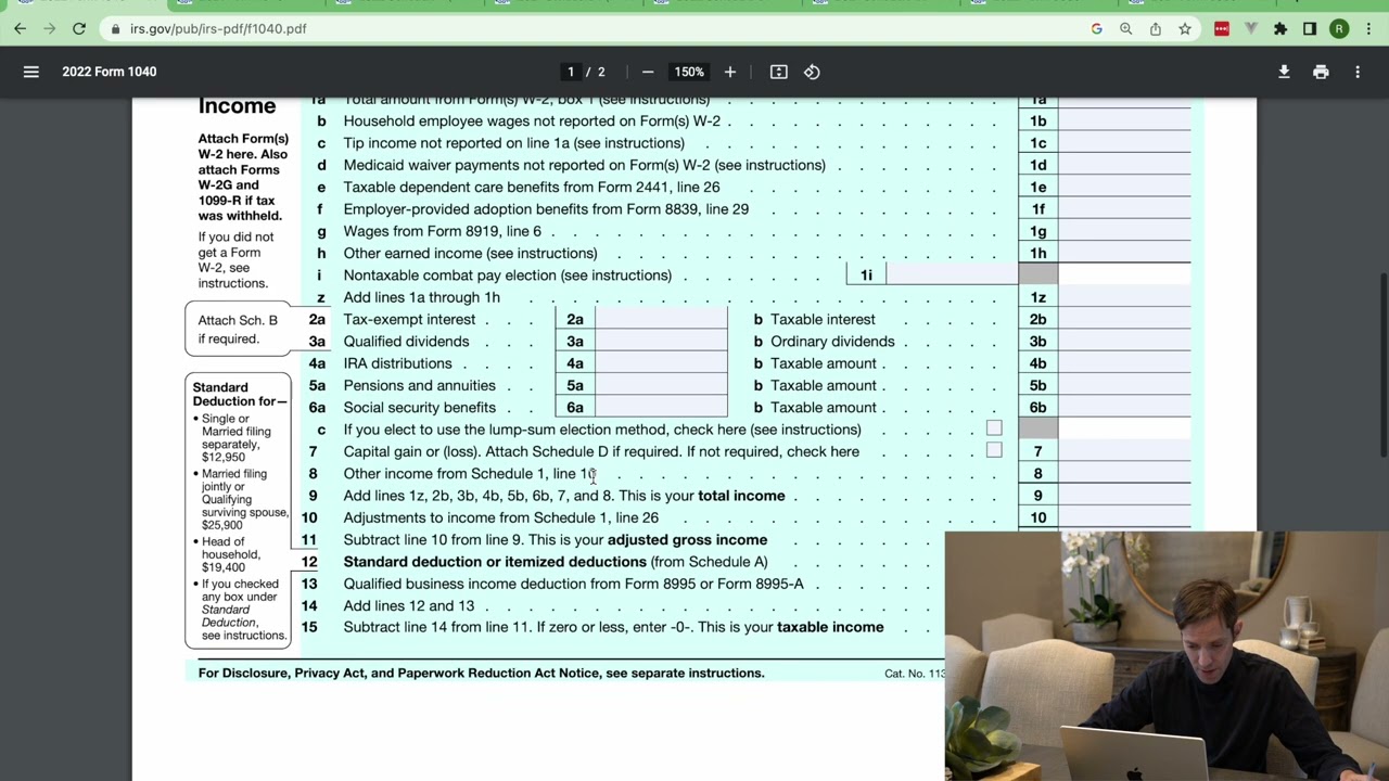 2022 Tax Return First Look