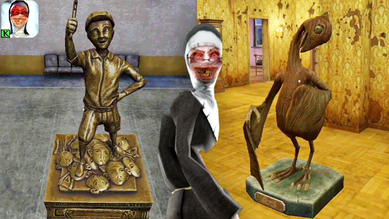 New Golden Statue And Mutant Chicken Statues In Evil Nun New Version 1.8