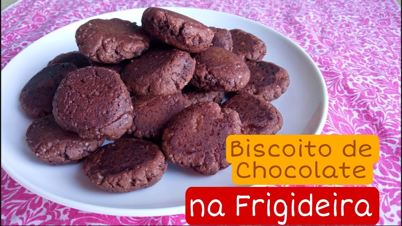 Biscoito de Chocolate na Frigideira (APENAS 4 INGREDIENTES) Super rápido, fácil e simples!