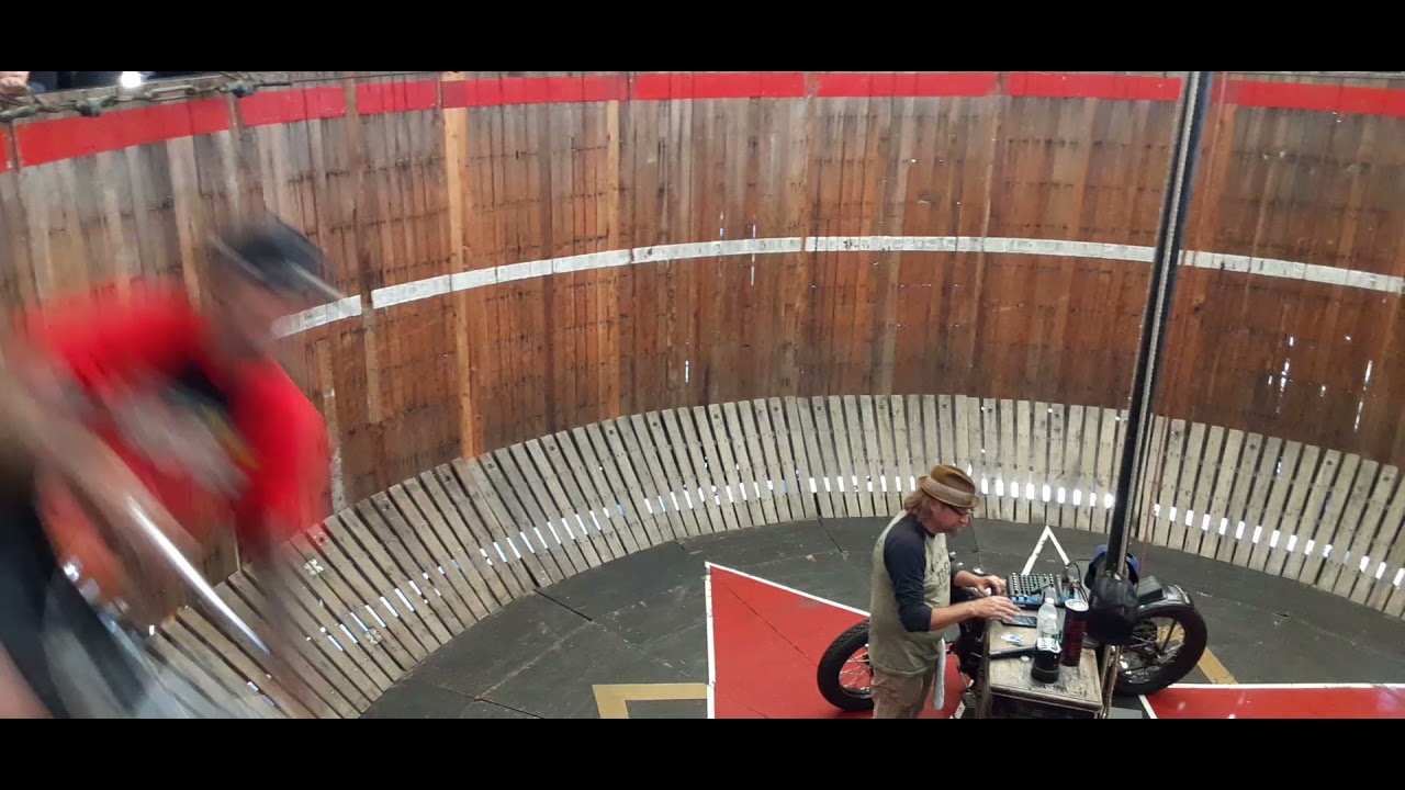 WALL OF DEATH @INDIANLARRYMOTORCYCLES #INDIANLARRYBLOCKPARTY