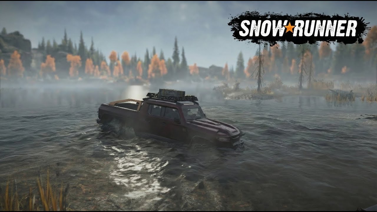 SnowRunner | Rio Negro - Michigan | Tarefa Drenagem | 4K ASMR & MUSIC | EP2