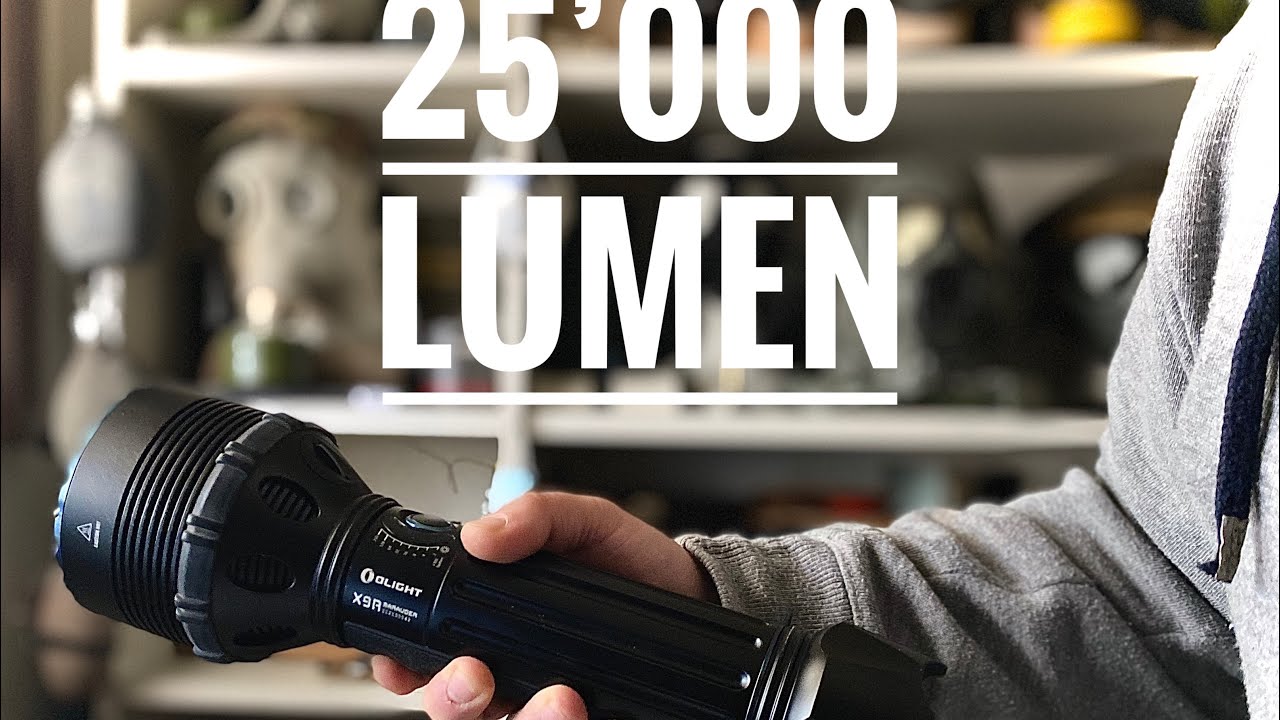 Olight x9r Marauder Review ITA