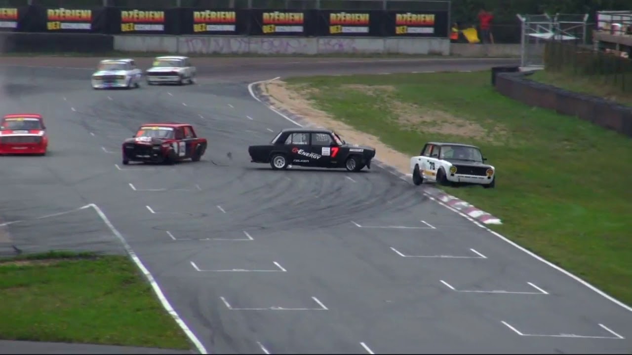VAZ 2018. Race 1 Bikernieki Race Track(3). Crash