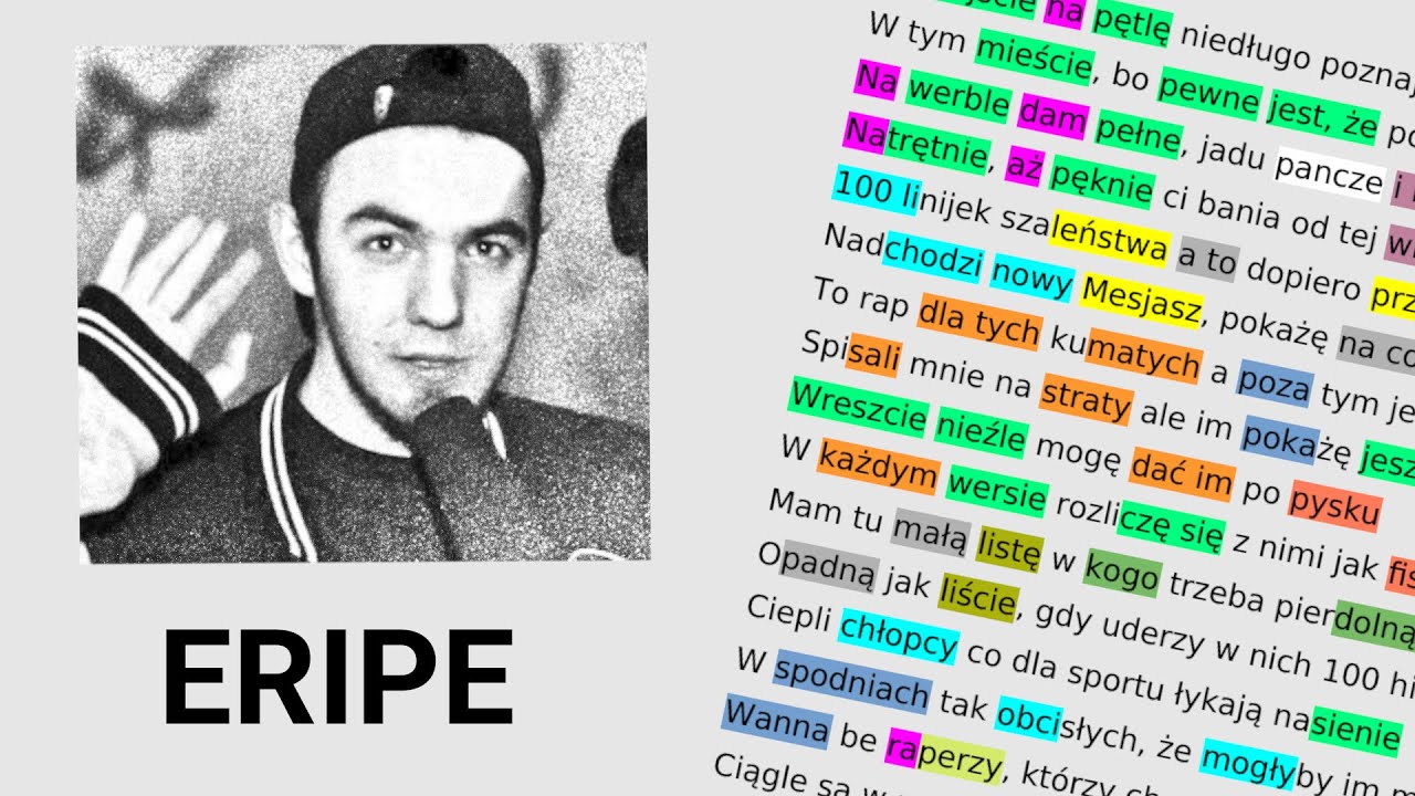 Eripe - 100 Linijek Szaleństwa | Rym za rymem