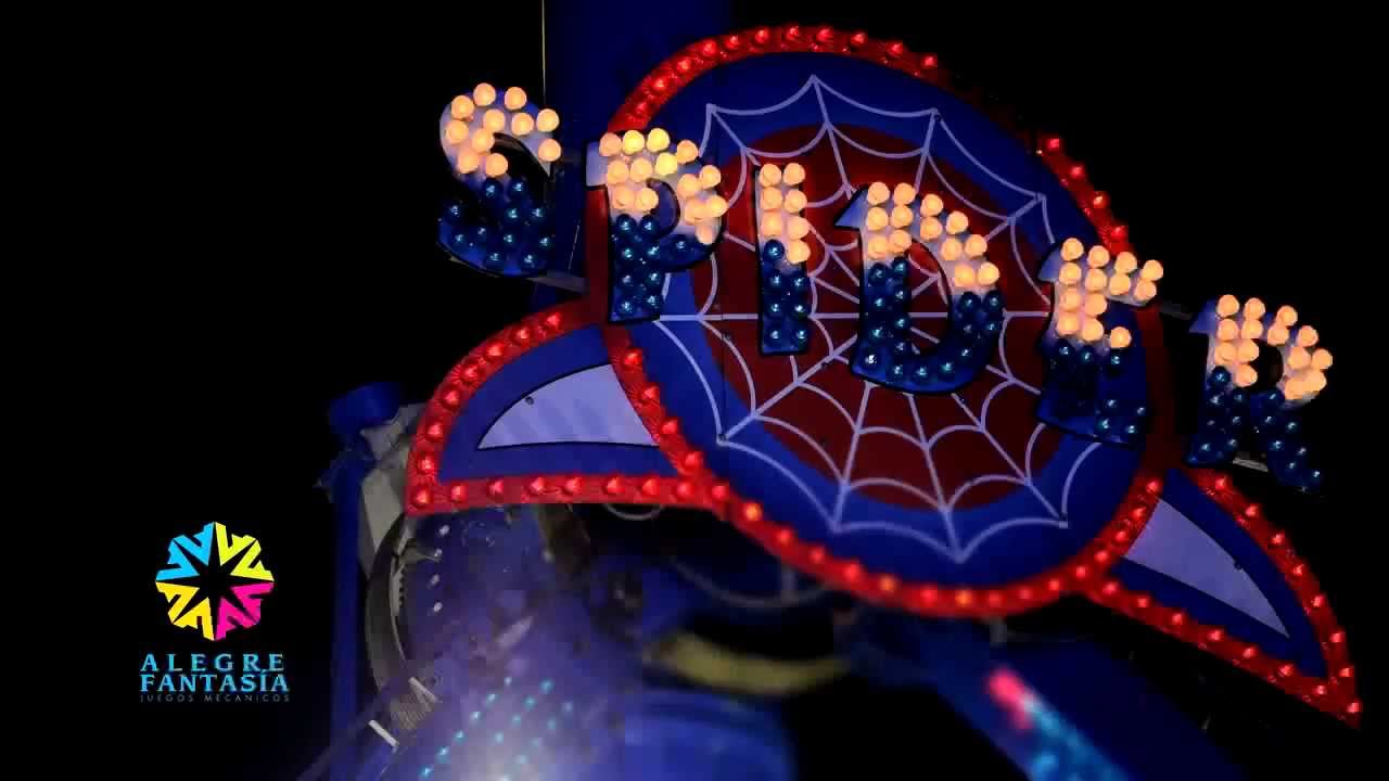 SIPIDER DIVERSIONES ALEGRE FANTASIA JUEGOS MECANICOS