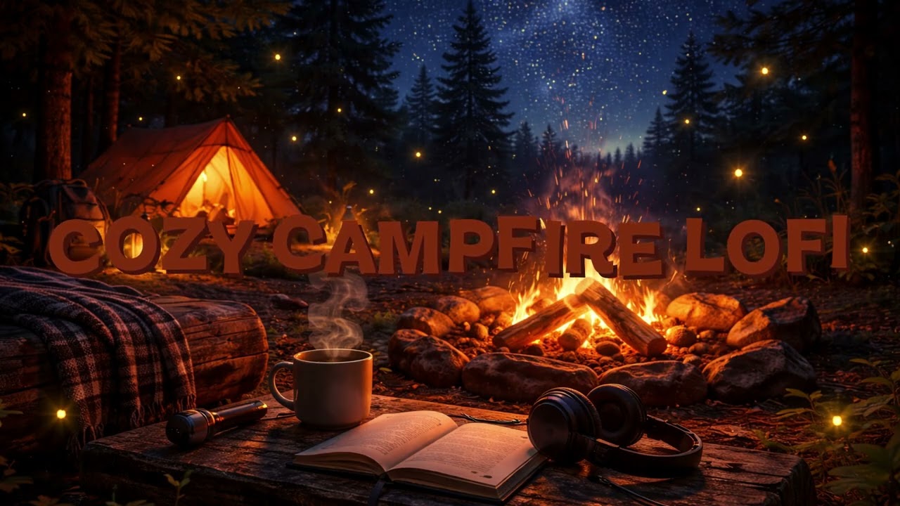 Cozy Campfire Lofi 🔥| Playlist [2 hours]