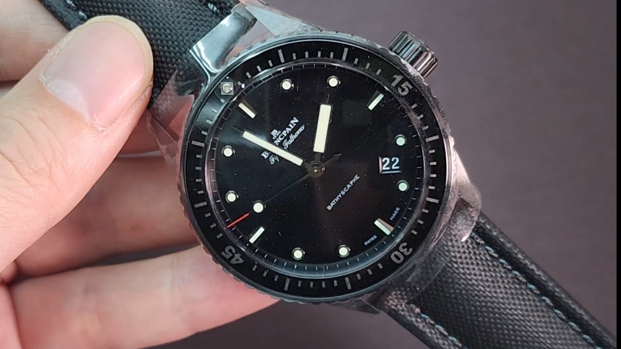 [Chris講錶] 寶珀五十噚陶瓷Blancpain fiftyfathoms bathyscrape 銀聯鐘錶