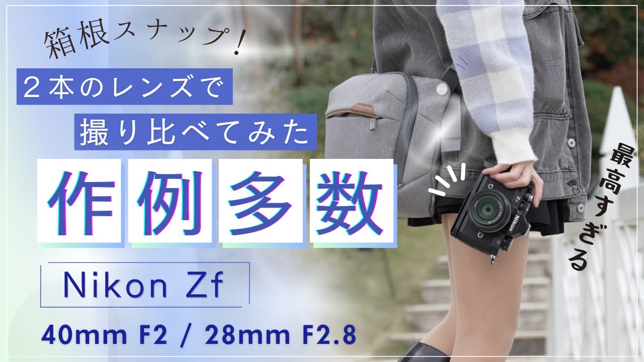 【レンズ比較】Nikon Zf と箱根ガラスの森美術館POVスナップ【NikonZf】